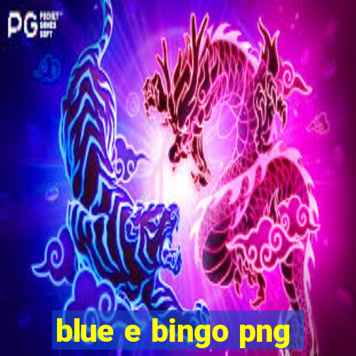 blue e bingo png